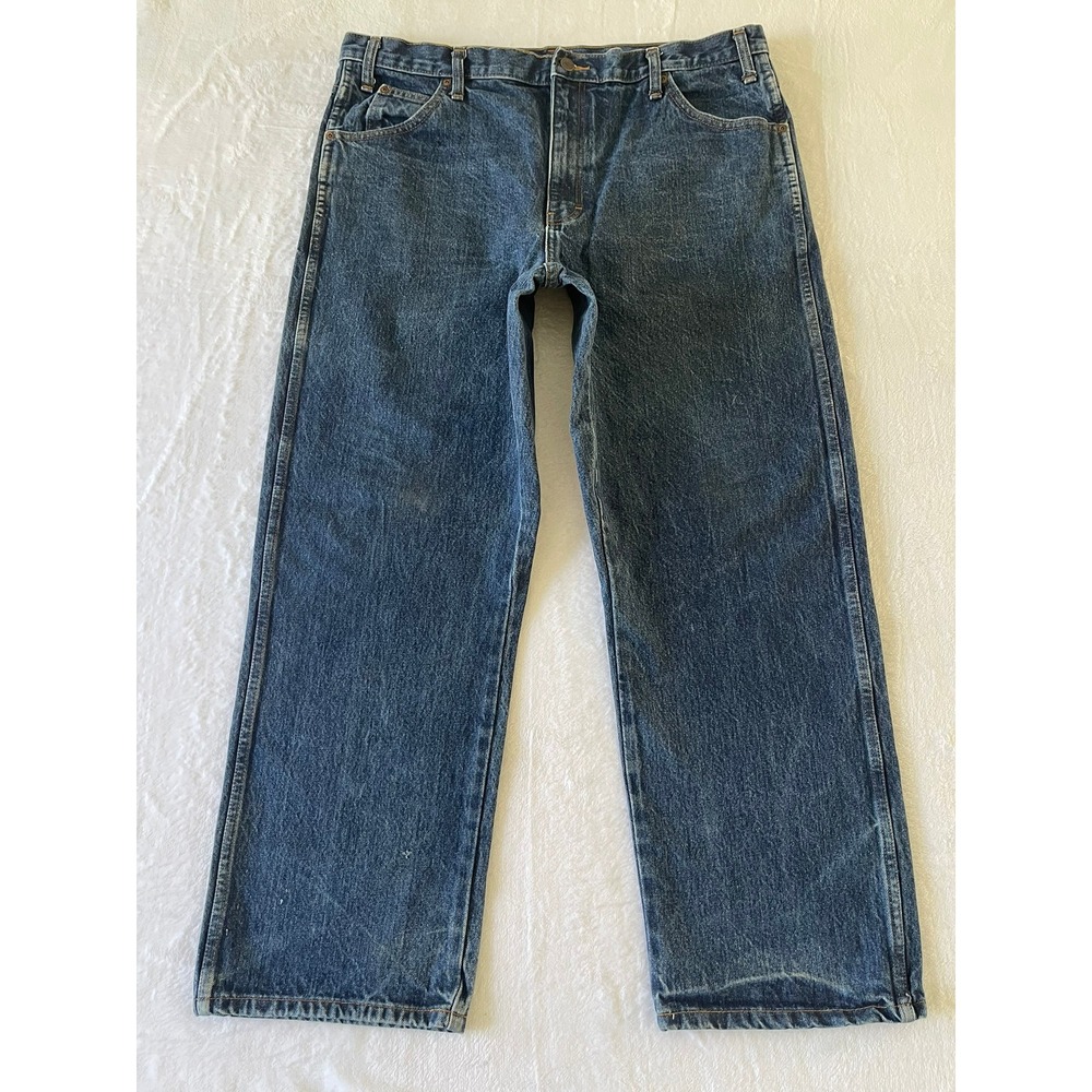 Dickies Mens Relaxed Fit Straight Leg Jeans Blue Denim 9393RNB 38x30